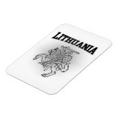 litauische Wappen Magnet (Linke Seite)
