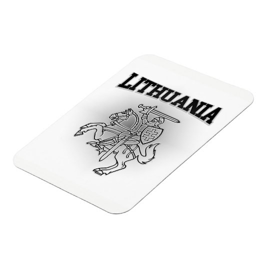 litauische Wappen Magnet (Linke Seite)