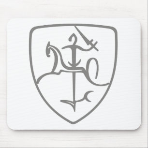litauische Wappen-Mat/Pad Mousepad