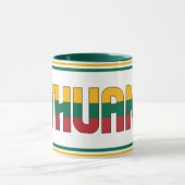 Litauischer Nationalflagge Patriotischer Kaffee Tasse (Zentrum)
