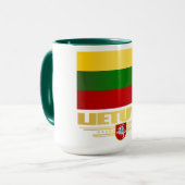 litauischer Pride Tasse (Vorderseite Links)