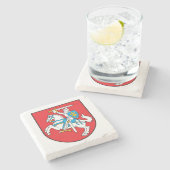 Litauischer Untersetzer Vytis Stone (Seitenansicht)