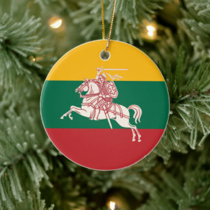 Litauischer Vytis Keramik Ornament