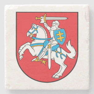 Litauischer Vytis-Steinuntersetzer Steinuntersetzer