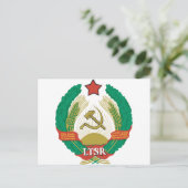 litauischer Wehrwaffenüberfall Postkarte (Stehend Vorderseite)