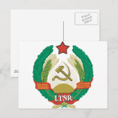 litauischer Wehrwaffenüberfall Postkarte (Vorne/Hinten)