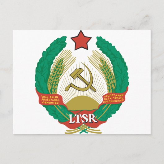 litauischer Wehrwaffenüberfall Postkarte (Vorderseite)
