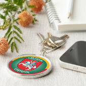 Litauisches Erbe-Emblem Schlüsselanhänger (Seite)