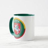 Litauisches Erbe-Emblem Tasse (Vorderseite Links)