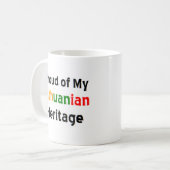 litauisches Erbe Kaffeetasse (Vorderseite Links)