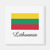 litauisches Flaggendesign Magnet (Vorne)
