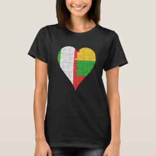 Litauisches Flaggenherz T-Shirt