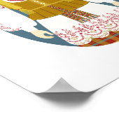 Litauisches Matryoshka-Poster Poster (Ecke)