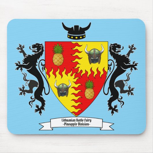 Litauisches Schlachttier-Katzenmousepad Mousepad (Vorne)