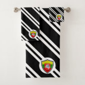 Litauisches Set mit Schutzschild-Flag-Wappen (Insitu)