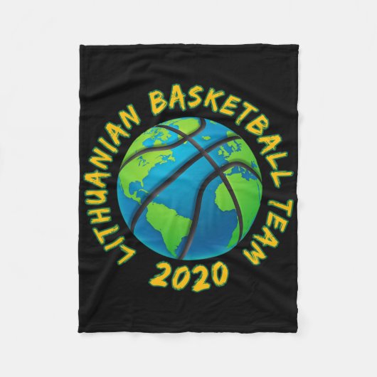 Litauisches Sketll-Team - Lithuania Strong Apparel Fleecedecke (Vorderseite)