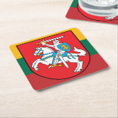 Litauisches Vytis Untersetzer Set (angewinkelt)