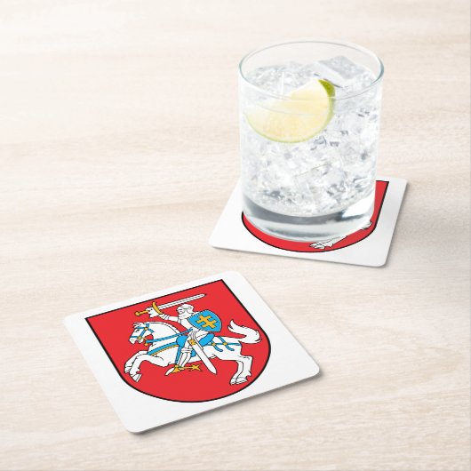 Litauisches Vytis Untersetzer Set (Vor Ort)