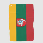 litauisches Wappen Golfhandtuch (Vorderseite)