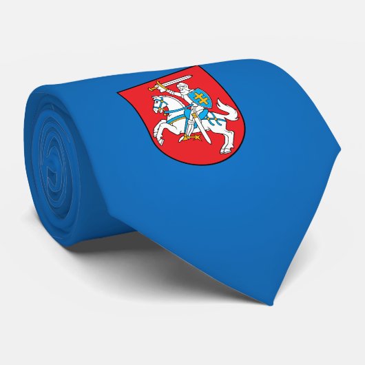 litauisches Wappen Krawatte (Gerollt)