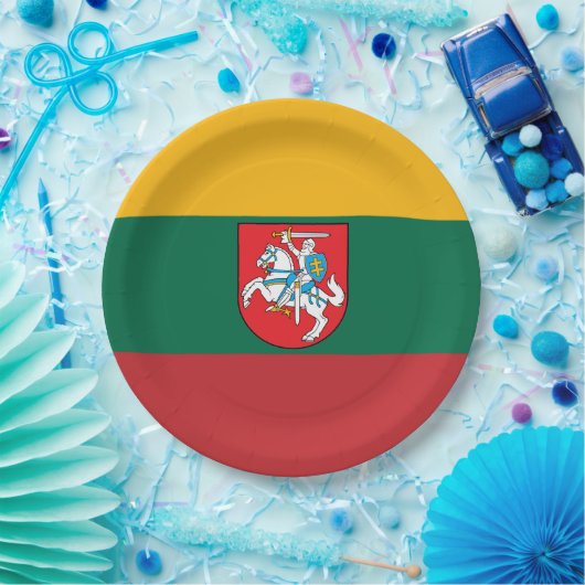 litauisches Wappen    Pappteller (Party)