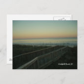 Litchfield Beach, South Carolina - Sunset Postkarte (Vorne/Hinten)