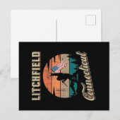 Litchfield Connecticut Postkarte (Vorne/Hinten)