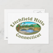 Litchfield Hills Postkarte (Vorne/Hinten)