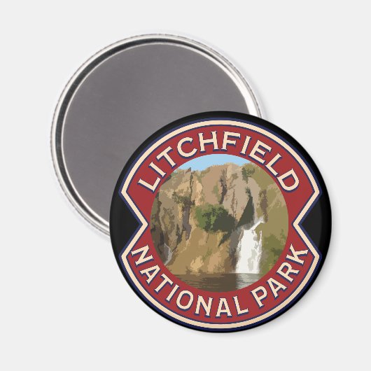 Litchfield-Nationalpark Magnet (Vorderseite/Rückseite)