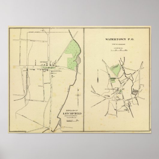 Litchfield, Watertown Poster (Vorne)