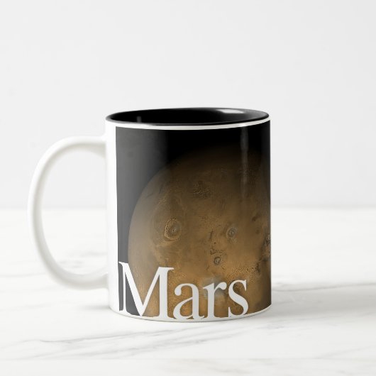 LITD Planeten-Tasse: Mars Zweifarbige Tasse (Links)