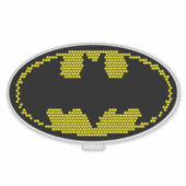 Lite-Brite Bat Emblem Aufkleber (Vorderseite)
