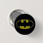 Lite-Brite-Bat-Emblem Button (Vorne & Hinten)