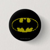 Lite-Brite-Bat-Emblem Button (Vorderseite)