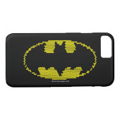 Lite-Brite Bat Emblem Case-Mate iPhone Hülle (Rückseite (Horizontal))