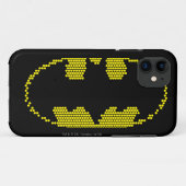 Lite-Brite Bat Emblem Case-Mate iPhone Hülle (Rückseite (Horizontal))