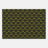 Lite-Brite Bat Emblem Geschenkpapier Set (Vorderseite 3)