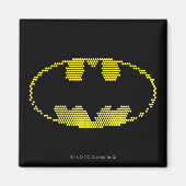 Lite-Brite Bat Emblem Magnet (Vorne)