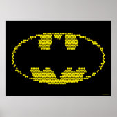 Lite-Brite Bat Emblem Poster (Vorne)