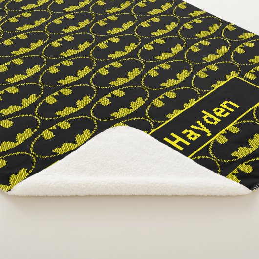 Lite-Brite Bat Emblem Sherpadecke (3/4)