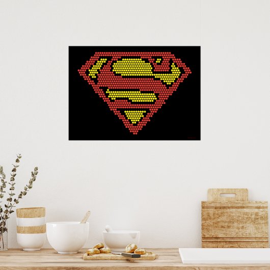 Lite-Brite S-Shield Poster (Küche)