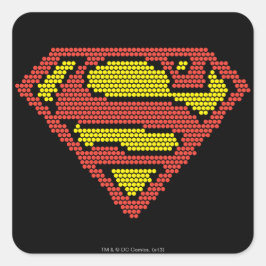 Lite-Brite S-Shield Quadratischer Aufkleber