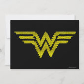 Lite-Brite WW Symbol Einladung (Vorderseite)