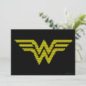 Lite-Brite WW Symbol Einladung (Stehend Vorderseite)