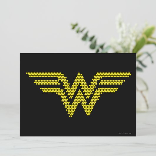 Lite-Brite WW Symbol Einladung (Stehend Vorderseite)