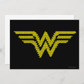 Lite-Brite WW Symbol Einladung (Vorne/Hinten)