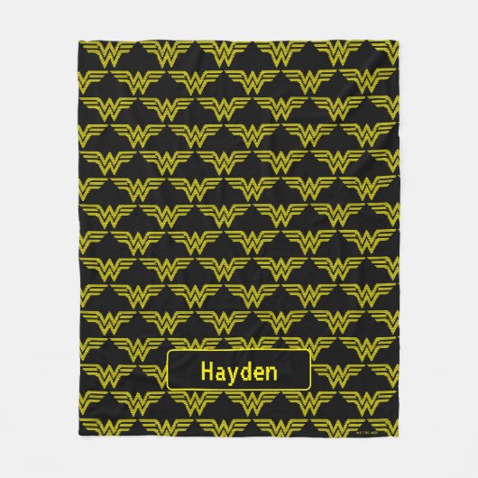 Lite-Brite WW Symbol Fleecedecke (Vorderseite)