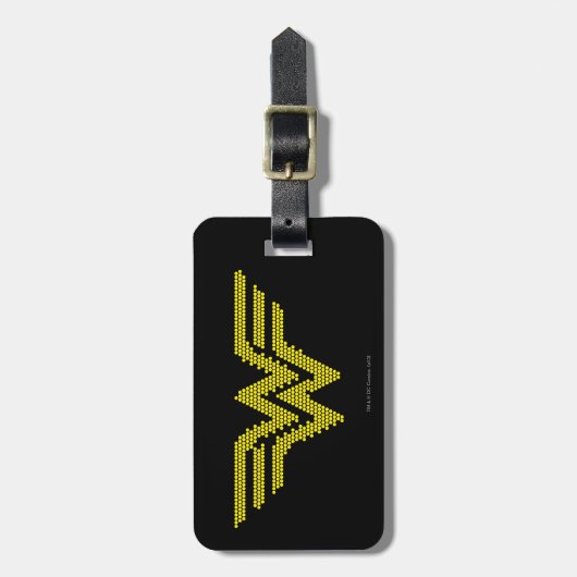 Lite-Brite WW Symbol Gepäckanhänger (Vorderseite vertikal)