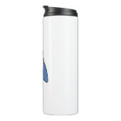 Litecoin an die Mondrakete Thermosbecher (Nach rechts gedreht)