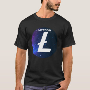 Litecoin Cryptowährung Space Galaxy LTC Crypto Mo T-Shirt